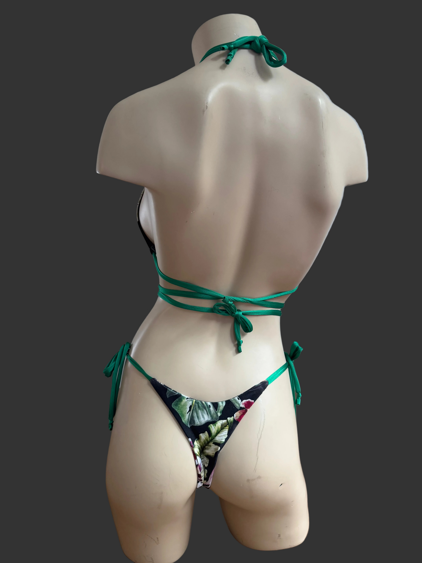 Safari 2pc with tie side cheeky bottoms