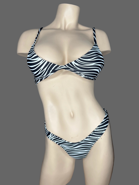 Zebra Bralet w/ Rio Bottoms