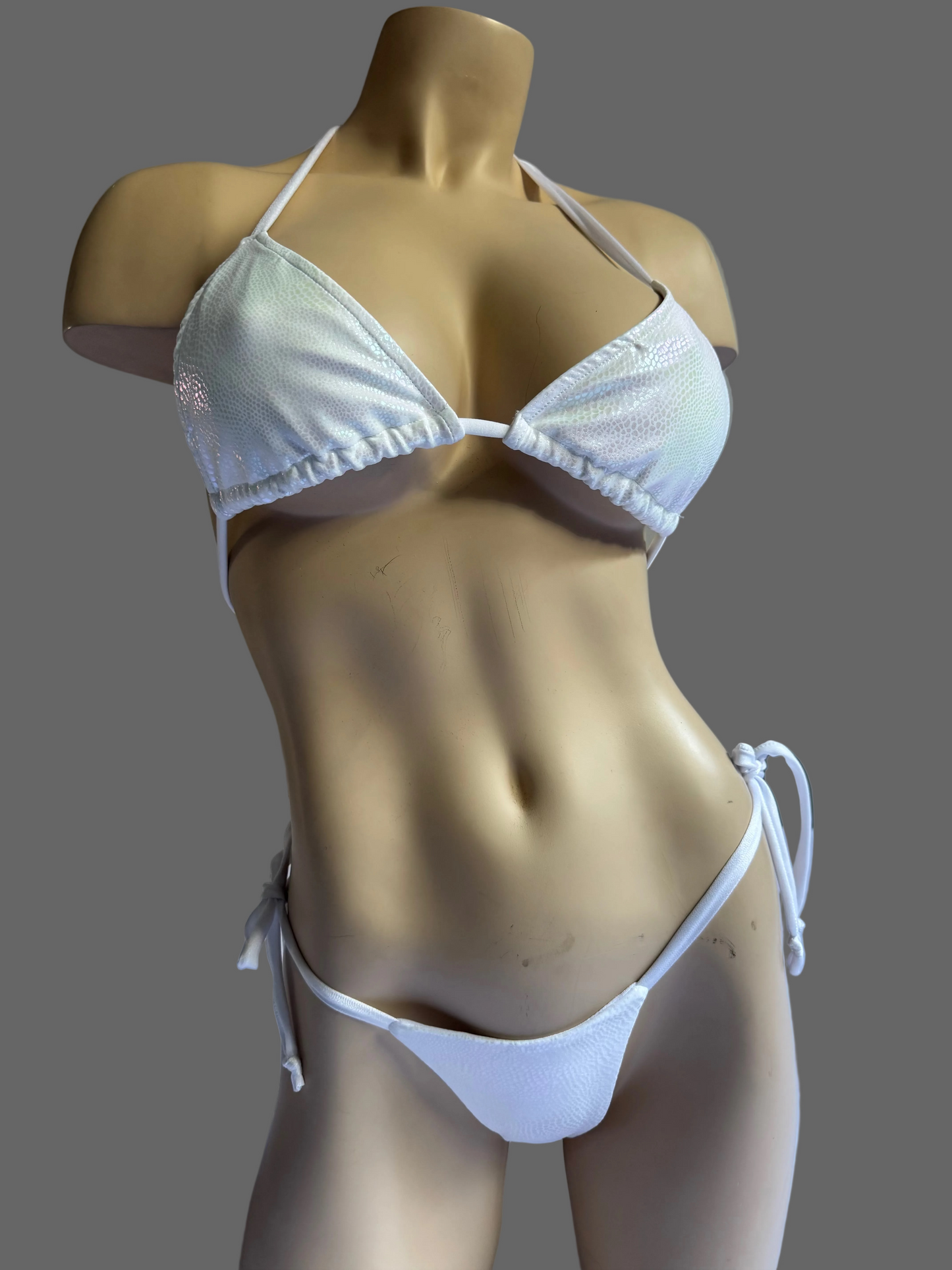 White Snake 2pc Bikini