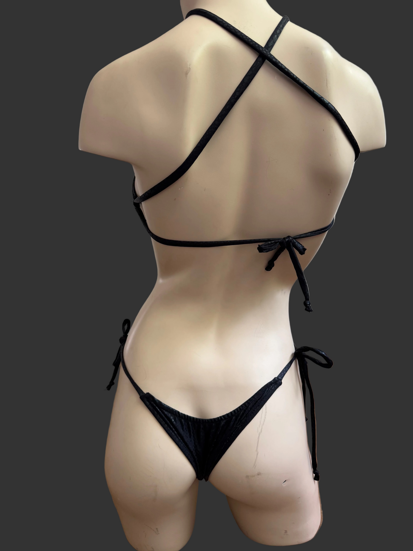 Opulent Black Snake onepiece